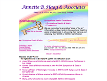 Tablet Screenshot of annettehaag.com